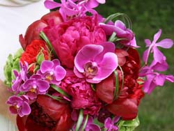 Malta Wedding Inspirations - Unique Red Wedding Bouquet