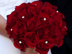 Malta Wedding Inspirations - Red Roses Wedding Bouquet