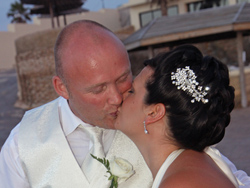 Kathleen and Shane Wedding - The First Kiss