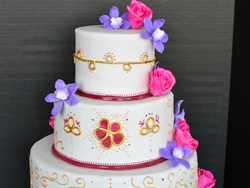 Malta Wedding Inspirations - Colourful yet Classy Wedding Cake