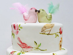Malta Wedding Inspirations - Birds Wedding Cake